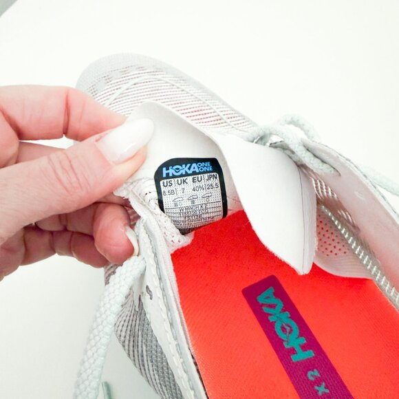 HOKA Women's Mach X 2 frost / electric aqua - Picture 11 of 11